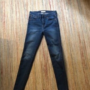Madewell 9” High Rise Skinny Skinny 28 Tall